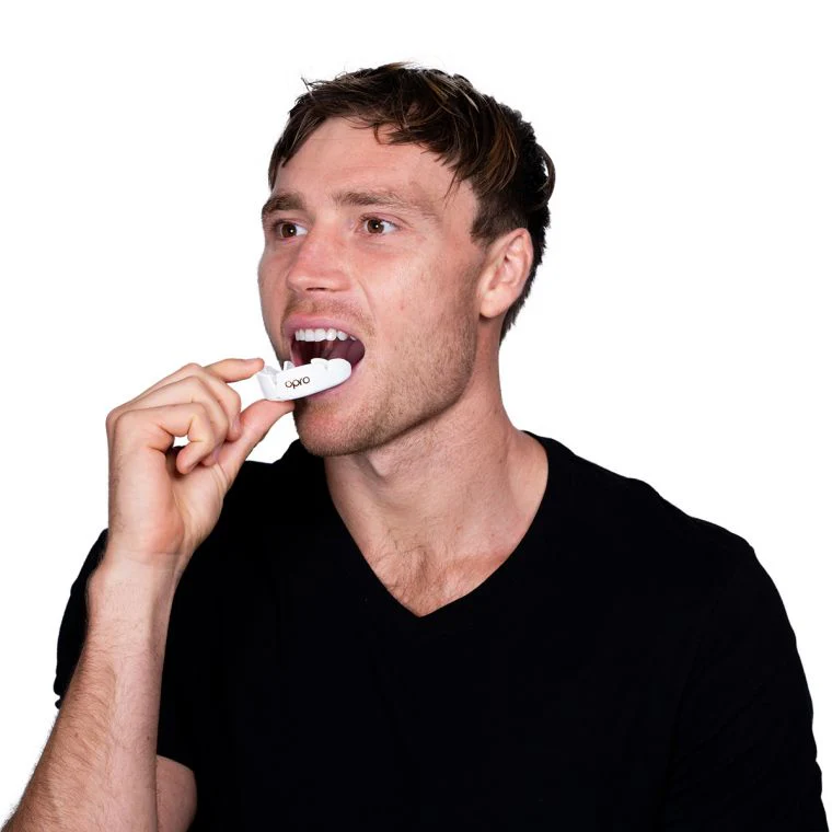 Mouth Guard OPRO Bronze - White - Image 3