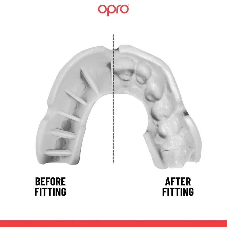 Mouth Guard OPRO Bronze - White - Image 4