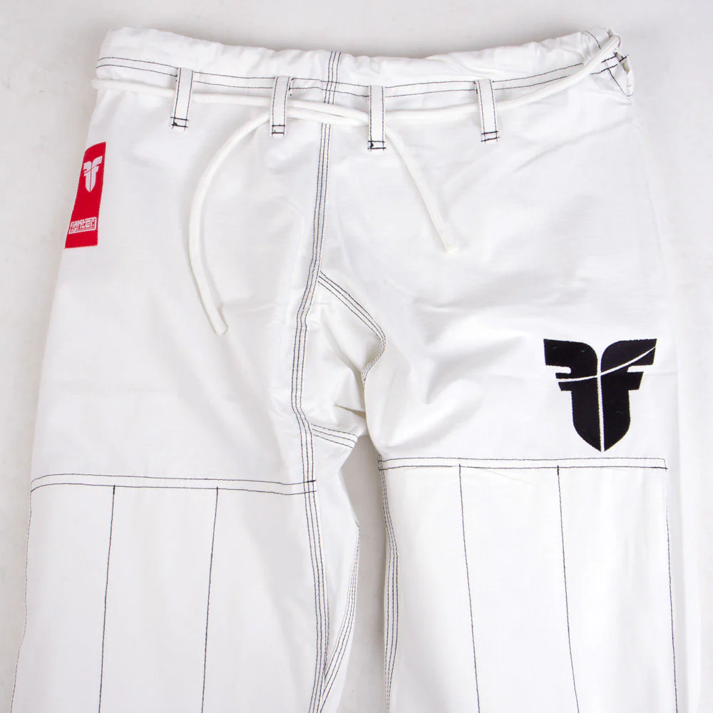 Fighter BJJ Gi Pearl Weave Uniform - white, BJJBW-08 - Image 5
