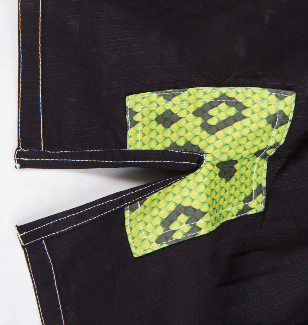Fighter BJJ Gi Ripstop Uniform - Black, BJJBL-06 - Image 4