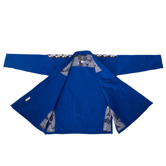 Fighter BJJ Uniform Samurai - blue, BJJBW-N02 - Image 4