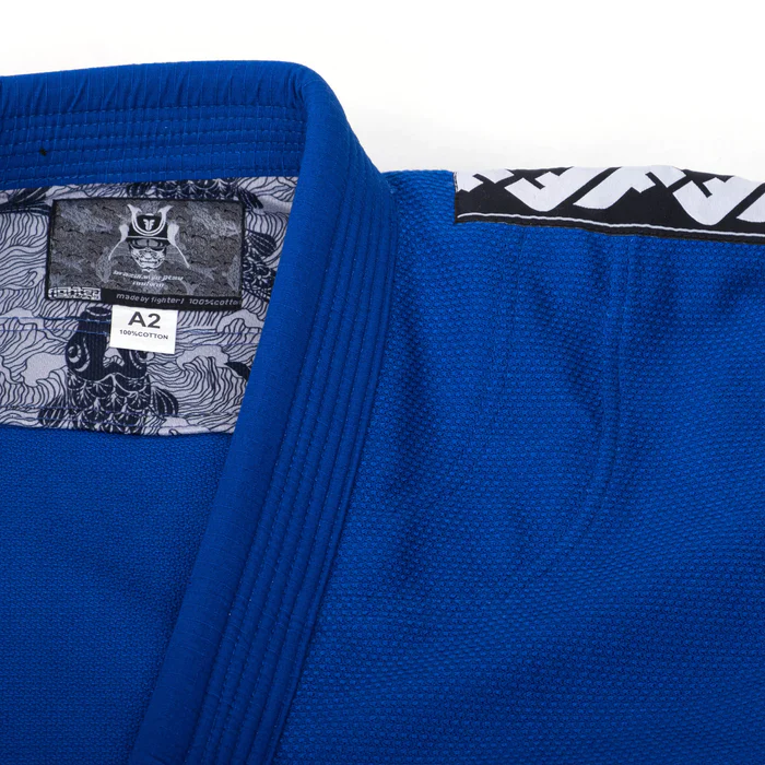 Fighter BJJ Uniform Samurai - blue, BJJBW-N02 - Image 6