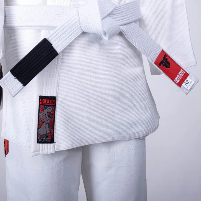 Fighter BJJ Uniform Samurai - white, BJJBW-N03 - Image 5