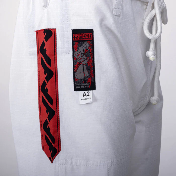 Fighter BJJ Uniform Samurai - white, BJJBW-N03 - Image 8