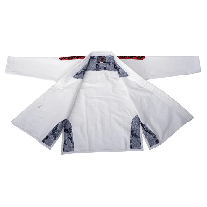 Fighter BJJ Uniform Samurai - white, BJJBW-N03 - Image 9