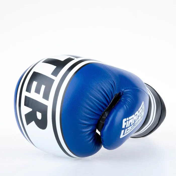 Fighter Boxing Gloves Basic Stripe - blue - Image 3