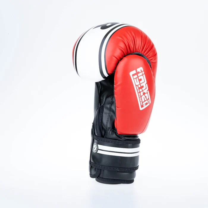 Fighter Boxing Gloves Basic Stripe - red - Image 10