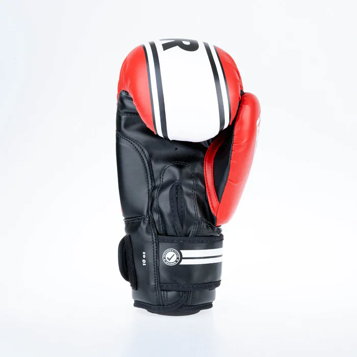 Fighter Boxing Gloves Basic Stripe - red - Image 11