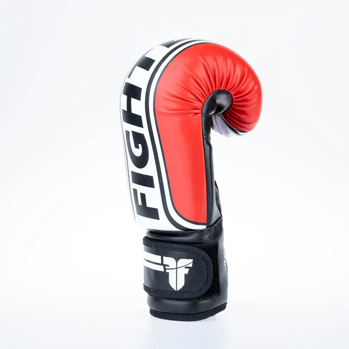 Fighter Boxing Gloves Basic Stripe - red - Image 6
