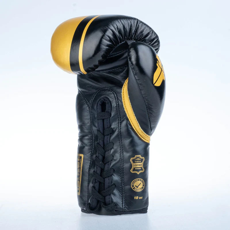 Fighter Boxing Gloves Competition - black/gold, FBGF-002GL - Image 3