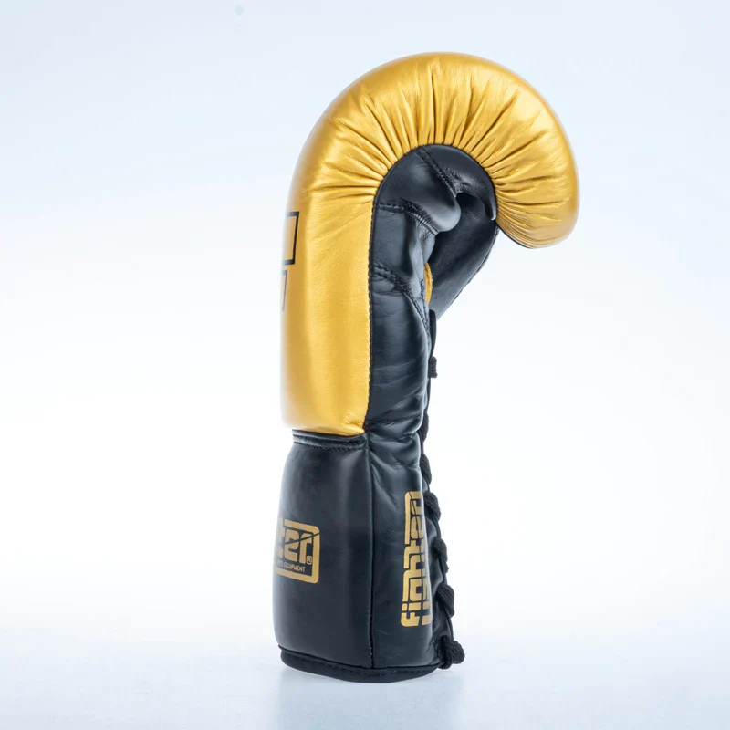 Fighter Boxing Gloves Competition - black/gold, FBGF-002GL - Image 8