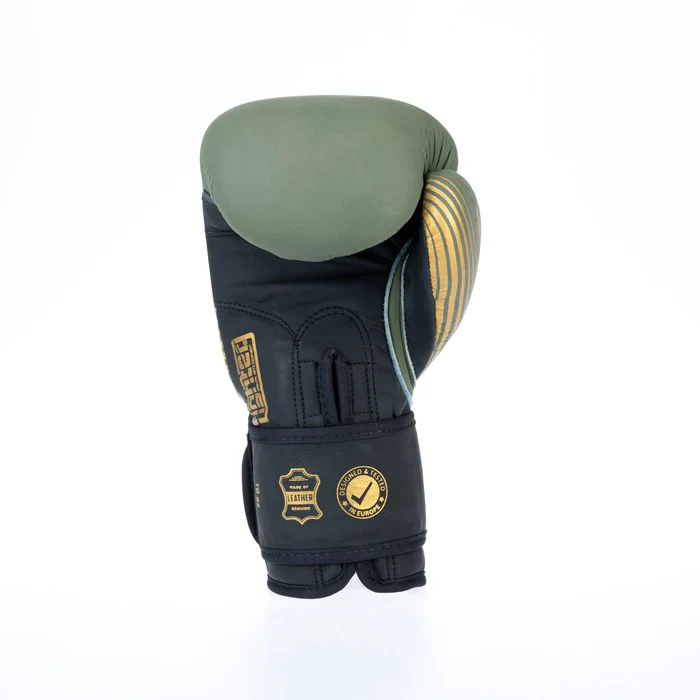 Fighter Boxing Gloves SPLIT Stripes - khaki/gold - Image 3
