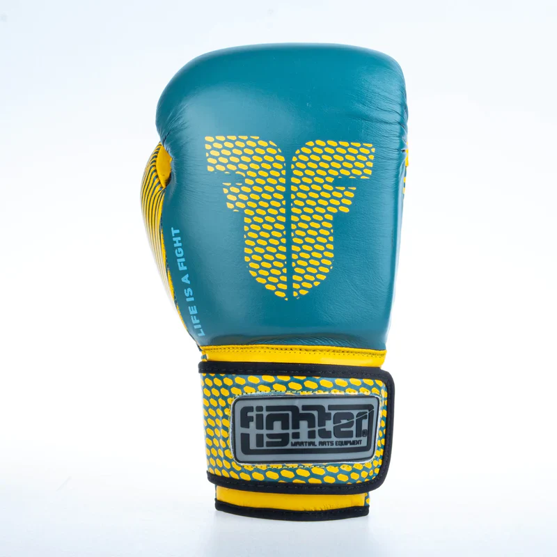 Fighter Boxing Gloves Training - blue/yellow, FBG-TRN-003 - Image 6