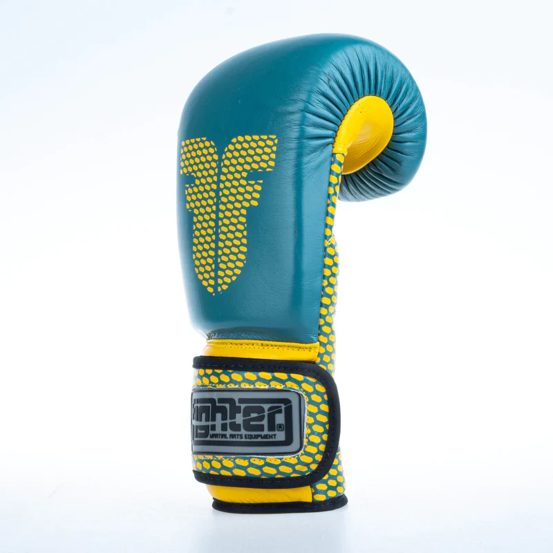 Fighter Boxing Gloves Training - blue/yellow, FBG-TRN-003 - Image 7