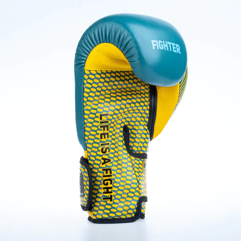 Fighter Boxing Gloves Training - blue/yellow, FBG-TRN-003 - Image 8