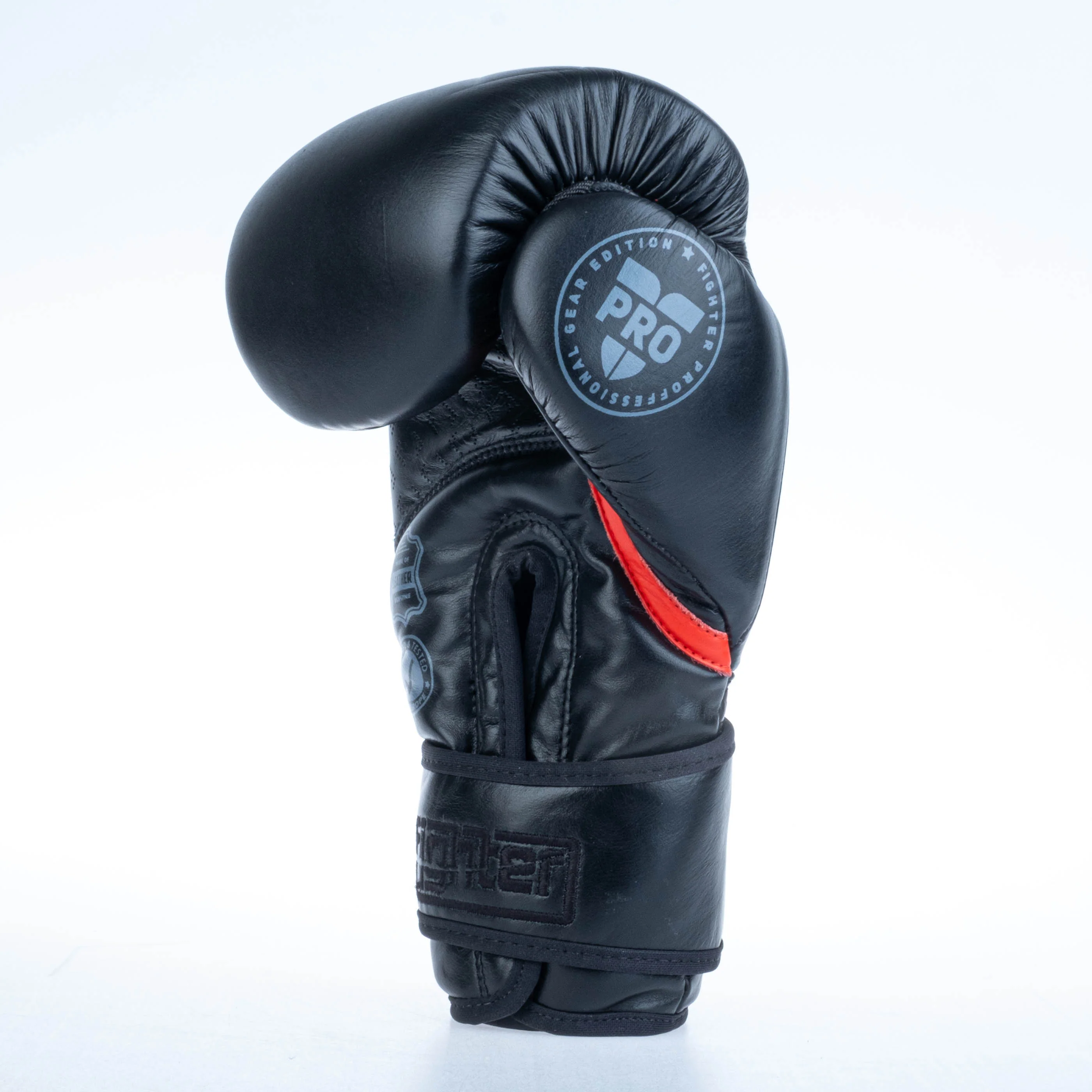 Boxing Gloves Fighter Pro - Black, FBG-PRO-002 - Image 3