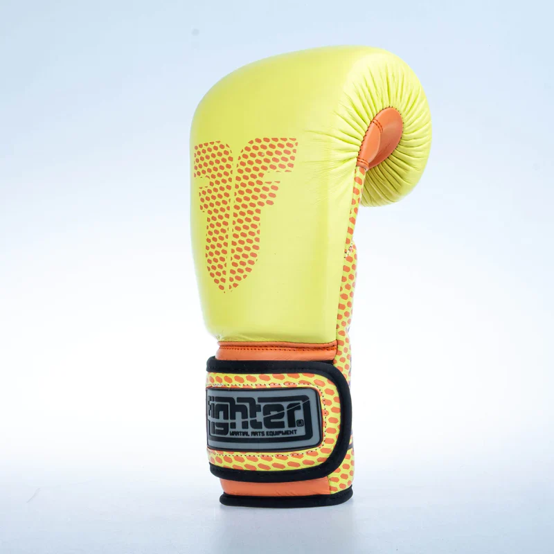 Fighter Boxing Gloves Training - yellow/orange, FBG-TRN-004 - Image 7