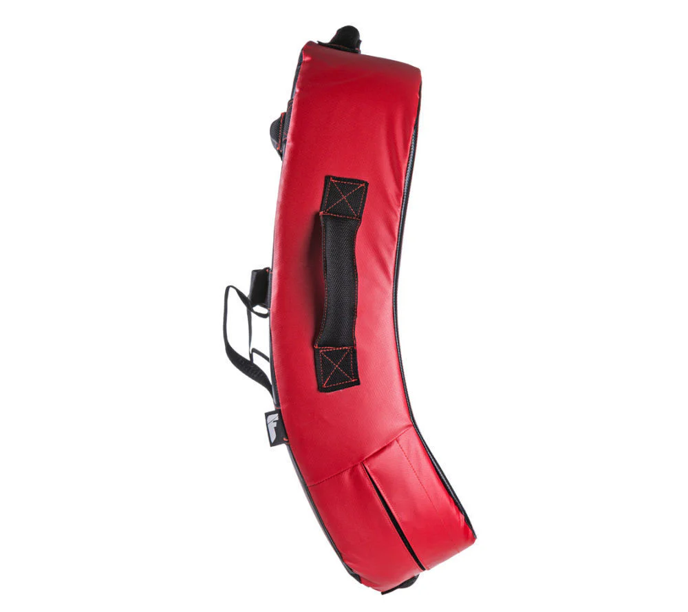 Fighter Curved Kicking Shield - MULTI GRIP - black/red, FKSH-02 - Image 3