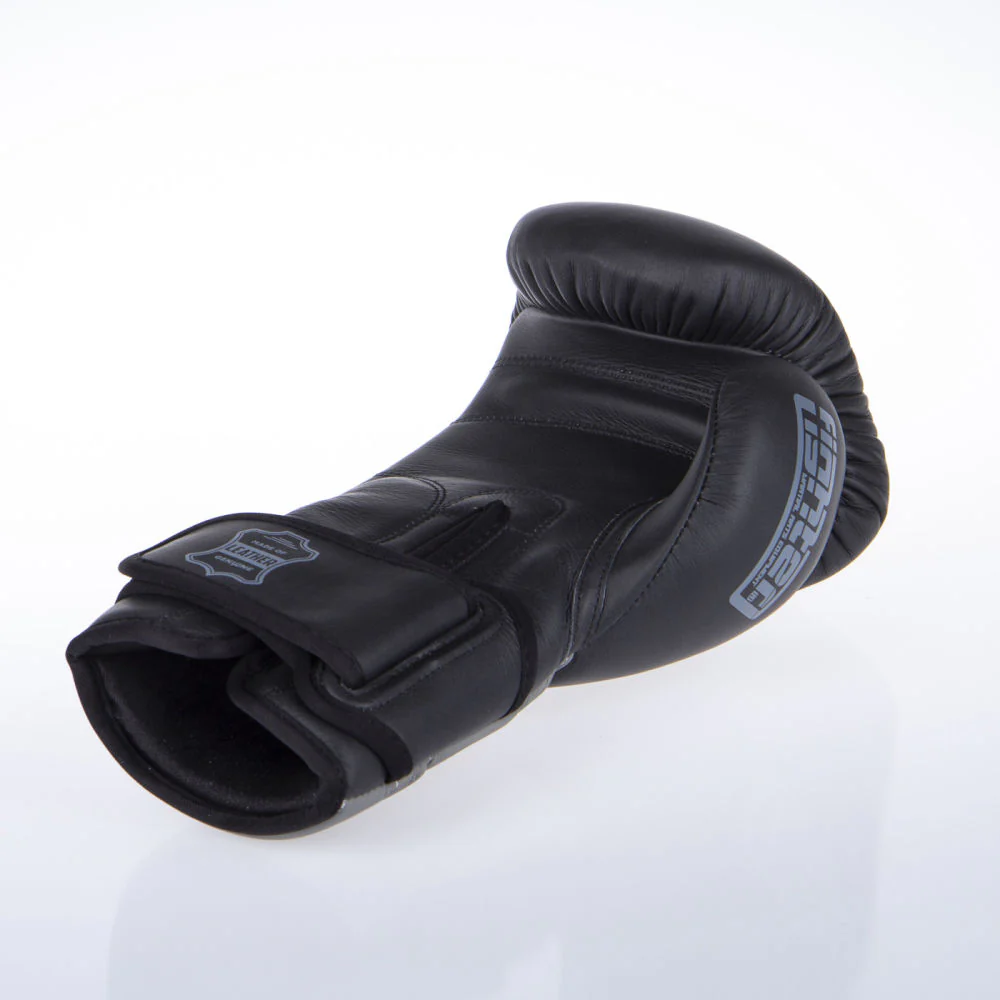 Fighter Sparring Boxing Gloves - black/grey, FBG-002BG - Image 7
