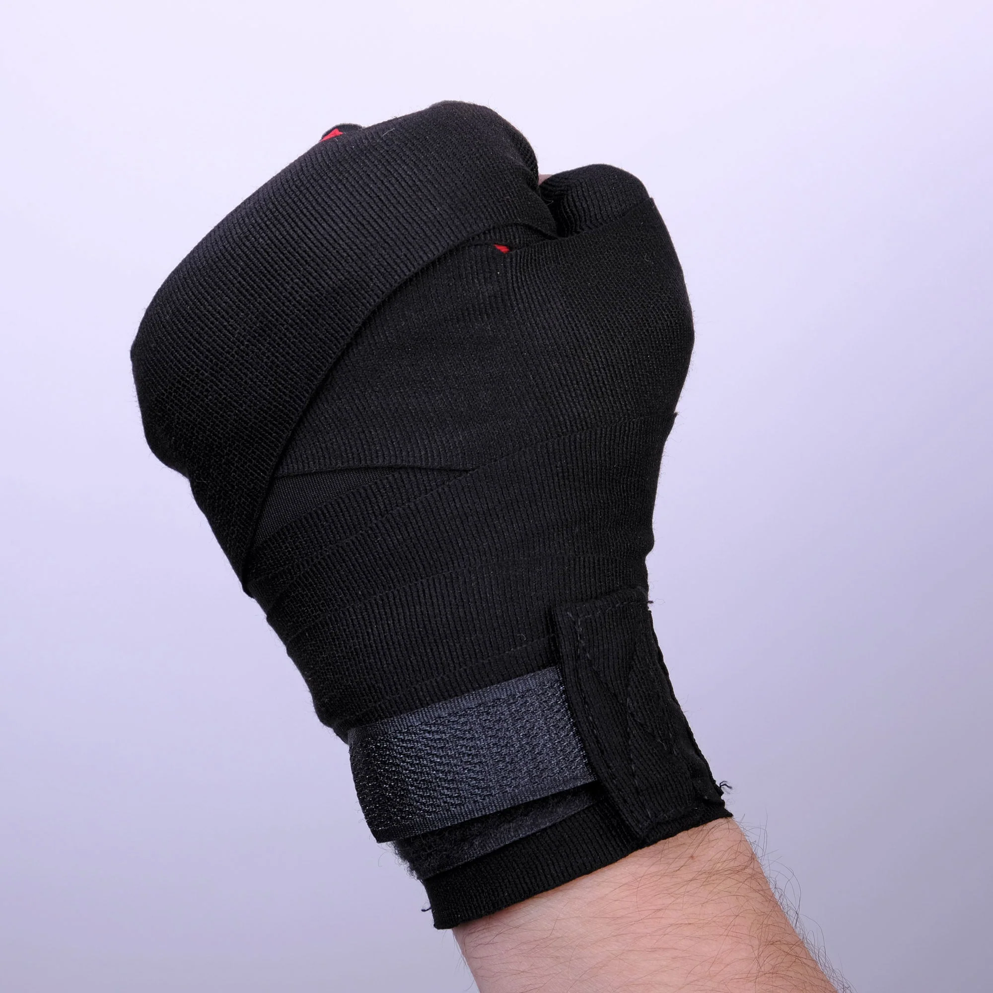 Fighter Strap - Gel Hand-Wraps - black, FGW-001BB - Image 4