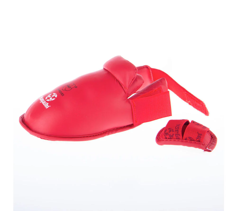 Hayashi WKF Foot and shin protection - Red, 343-4 - Image 5