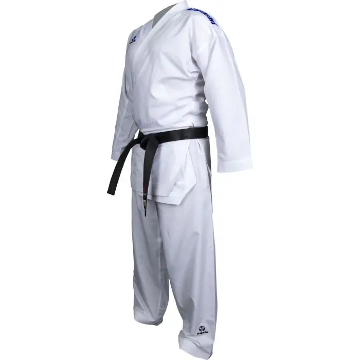 Hayashi WKF Karate-Gi Green - Blue Embroidery, 0475-16 - Image 3