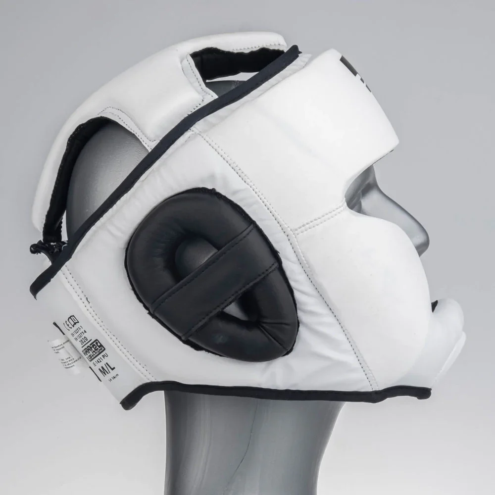 Headguard Fighter Sparring Pro - white, JE1421PUWHT - Image 6