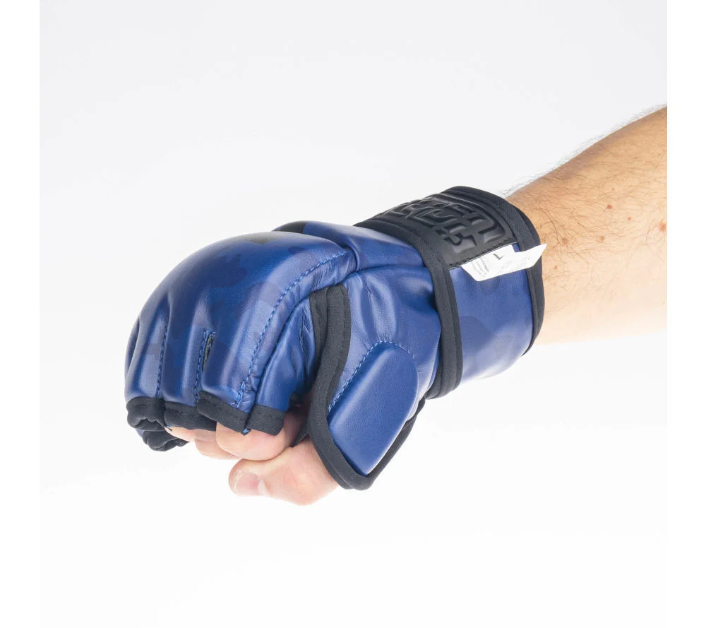 MMA gloves Fighter Competition - blue/camo - Image 5