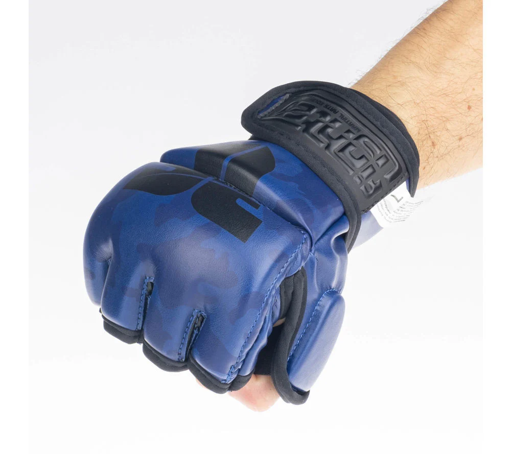 MMA gloves Fighter Competition - blue/camo - Image 7