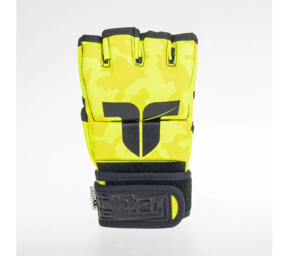 MMA gloves Fighter Competition - neon yellow/camo - Image 5