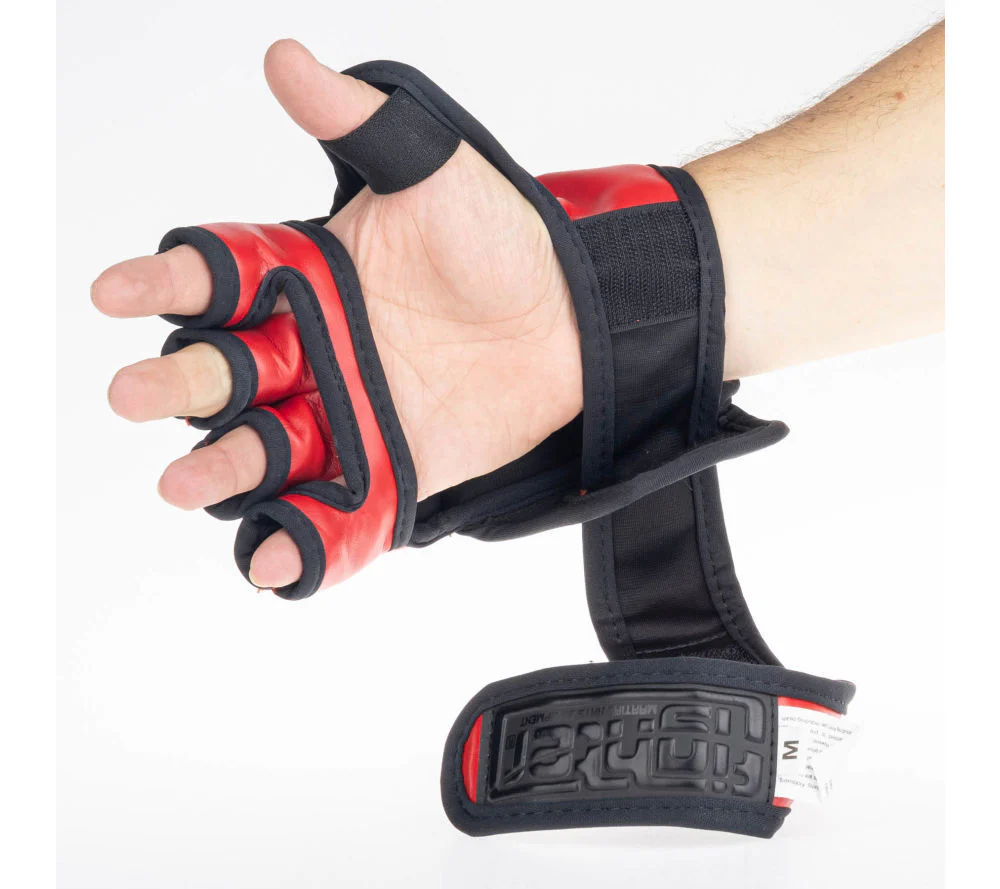 MMA gloves Fighter Competition - red/camo - Image 3