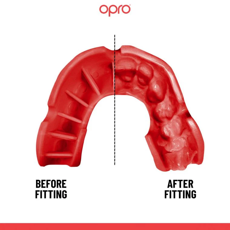 Mouth Guard OPRO Bronze - Red - Image 4