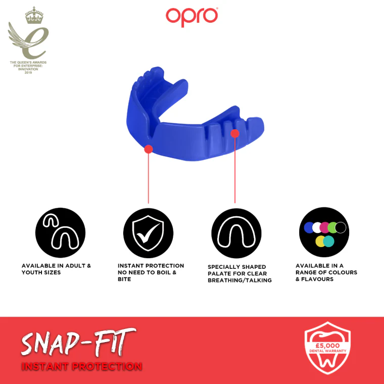 Mouth Guard OPRO Snap-Fit - Blue - Image 4