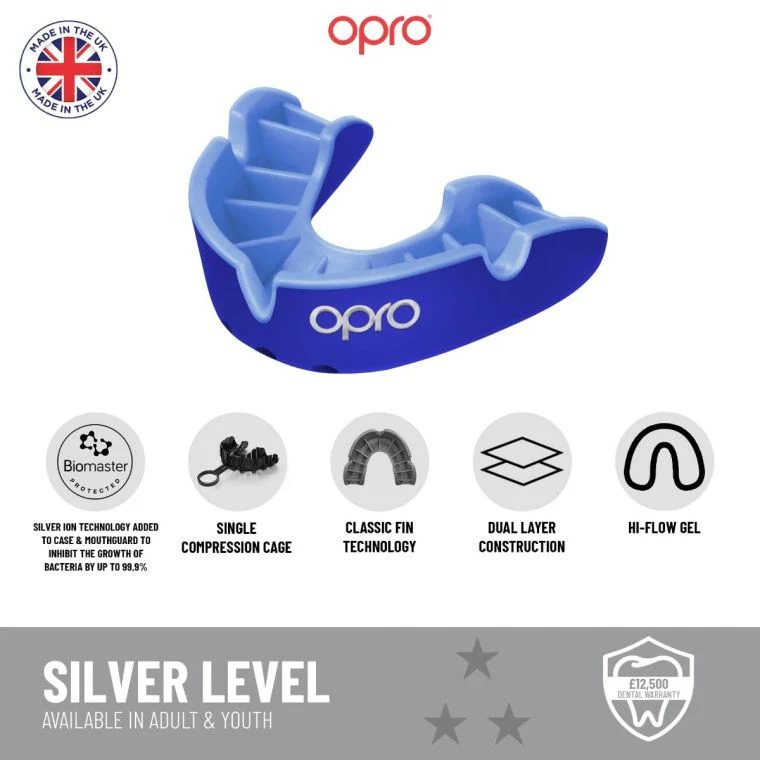 Mouth Guard OPRO UFC SILVER red/black - Image 3