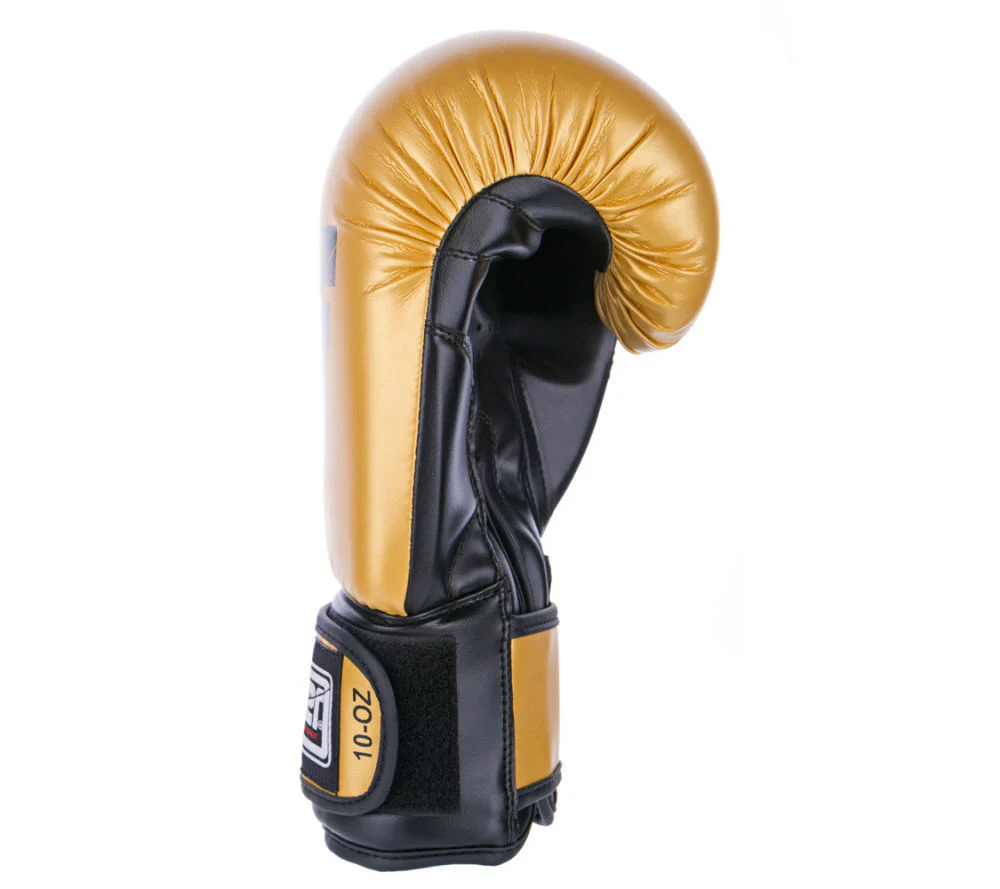 Fighter PU Basic Fighter Gloves - gold/black, 1376APUGL - Image 4