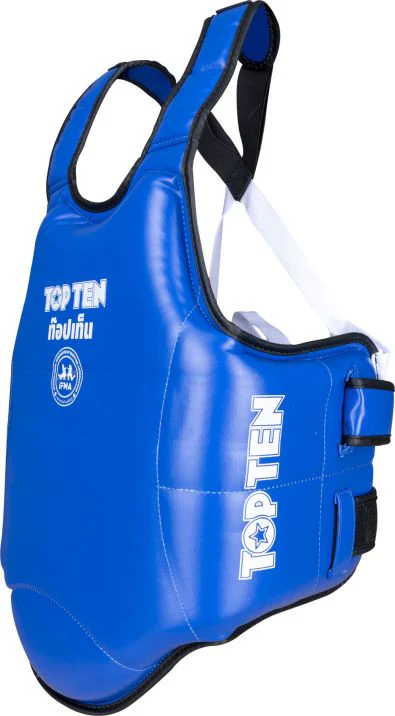 Top Ten Chest guard “Jot Muay” - Blue - Image 3