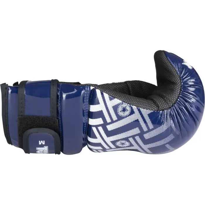 TOP TEN Glossy Blue/White Prism Pointfighter Open-Hand Gloves - Image 4