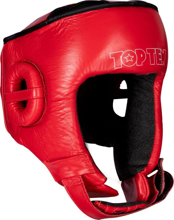 Top Ten Headguard - IFMA "Jarot Muay" - red, 4071-4 - Image 3
